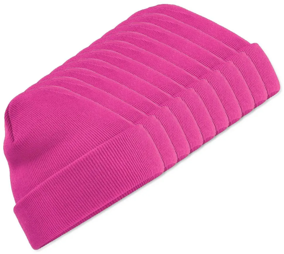 Pack de 100 Beechfield BF045 - Bonnet Hiver Unisexe avec Rabat Confortable