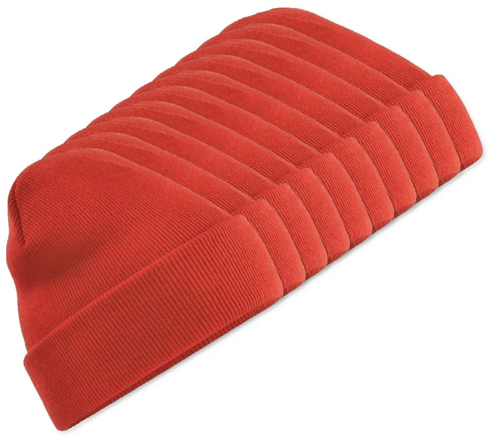 Pack de 100 Beechfield BF045 - Bonnet Hiver Unisexe avec Rabat Confortable