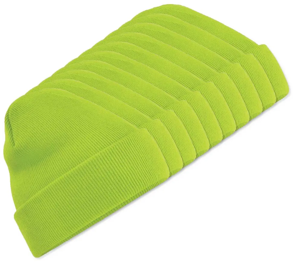 Pack de 100 Beechfield BF045 - Bonnet Hiver Unisexe avec Rabat Confortable