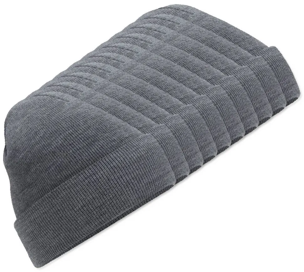 Pack de 10 Beechfield BF045 - Bonnet Hiver Unisexe avec Rabat Confortable
