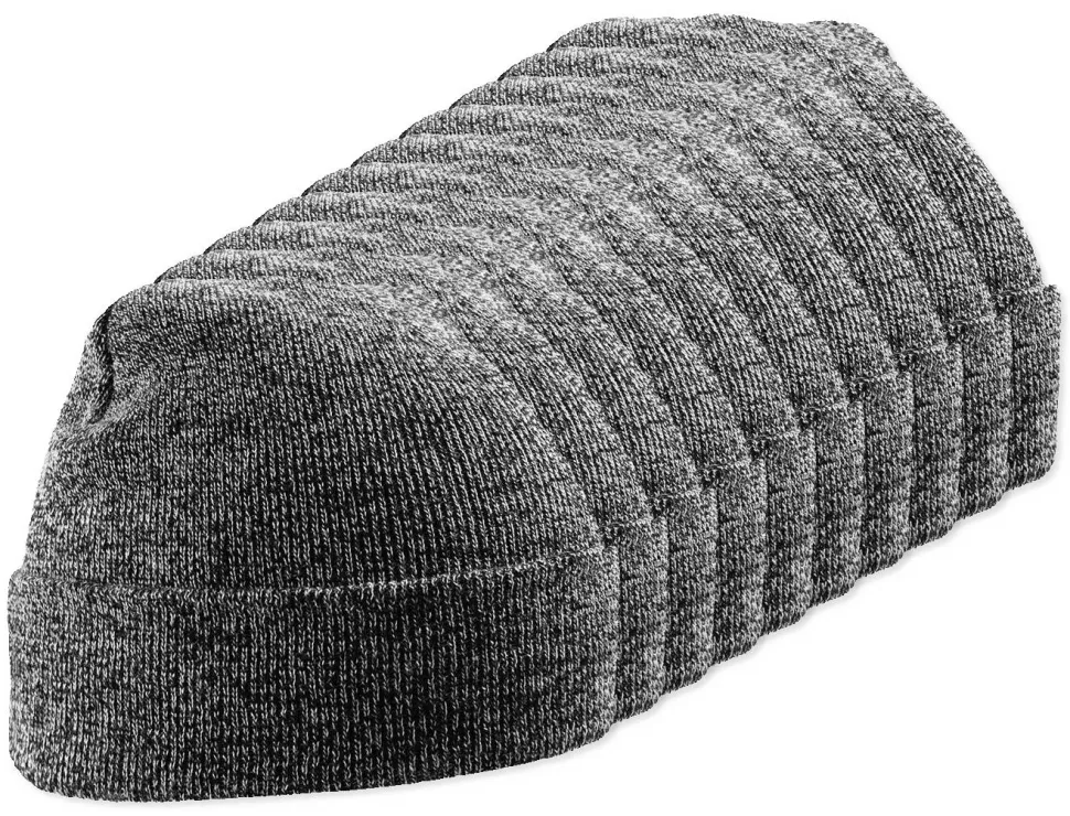 Pack de 10 Beechfield BF045 - Bonnet Hiver Unisexe avec Rabat Confortable