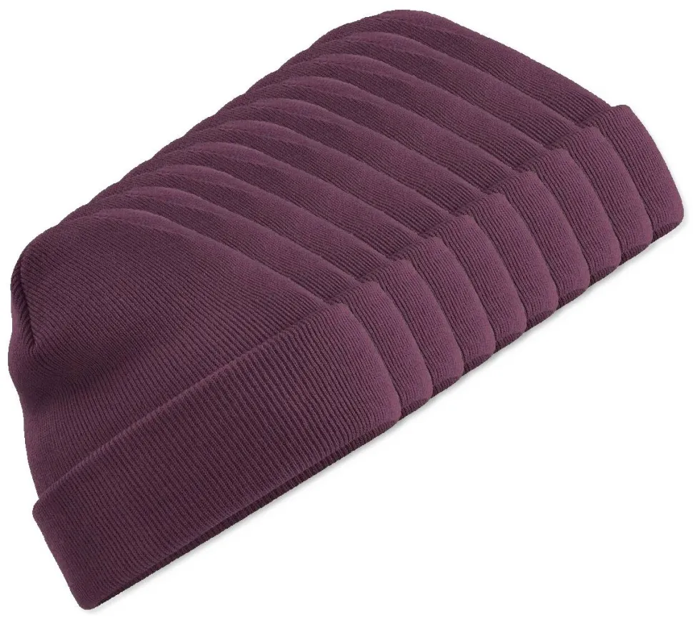 Pack de 10 Beechfield BF045 - Bonnet Hiver Unisexe avec Rabat Confortable