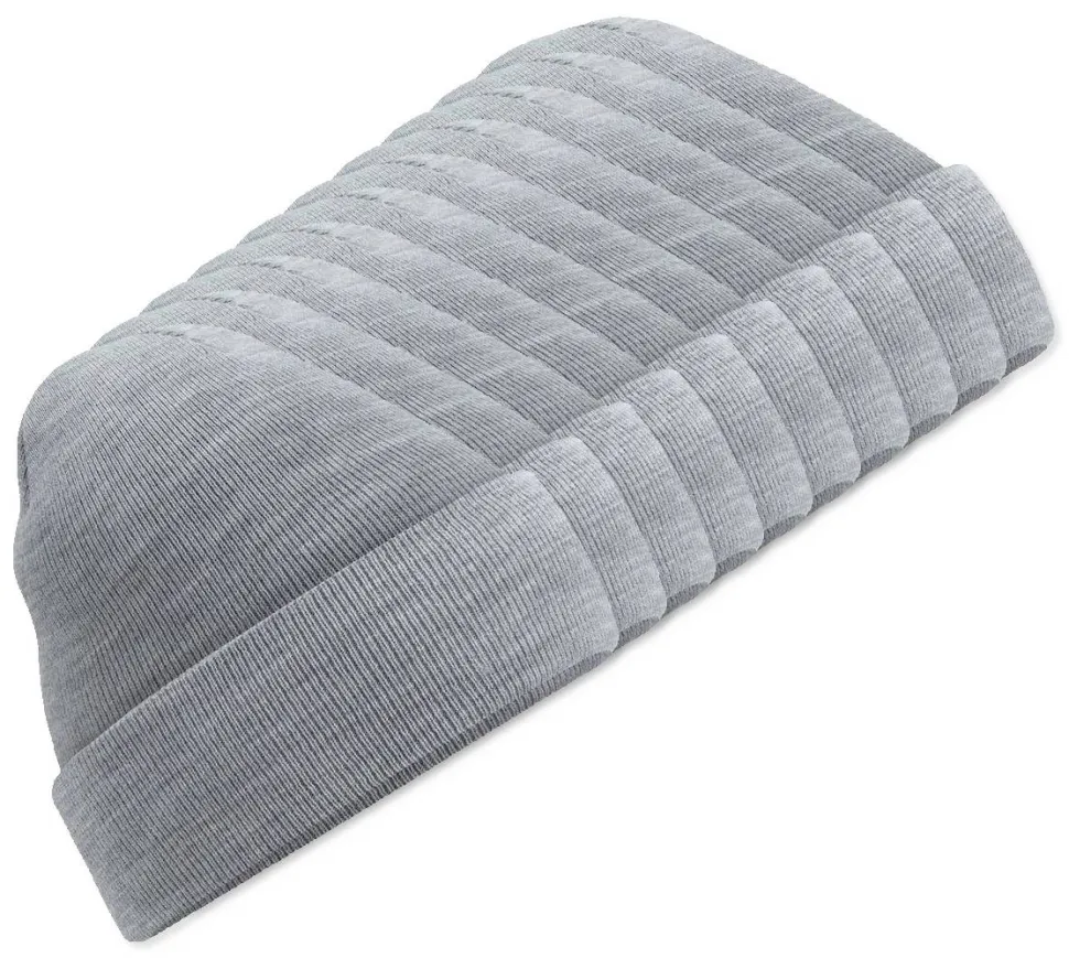 Pack de 10 Beechfield BF045 - Bonnet Hiver Unisexe avec Rabat Confortable