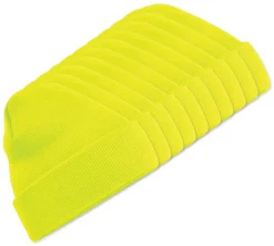 Pack de 10 Beechfield BF045 - Bonnet Hiver Unisexe avec Rabat Confortable