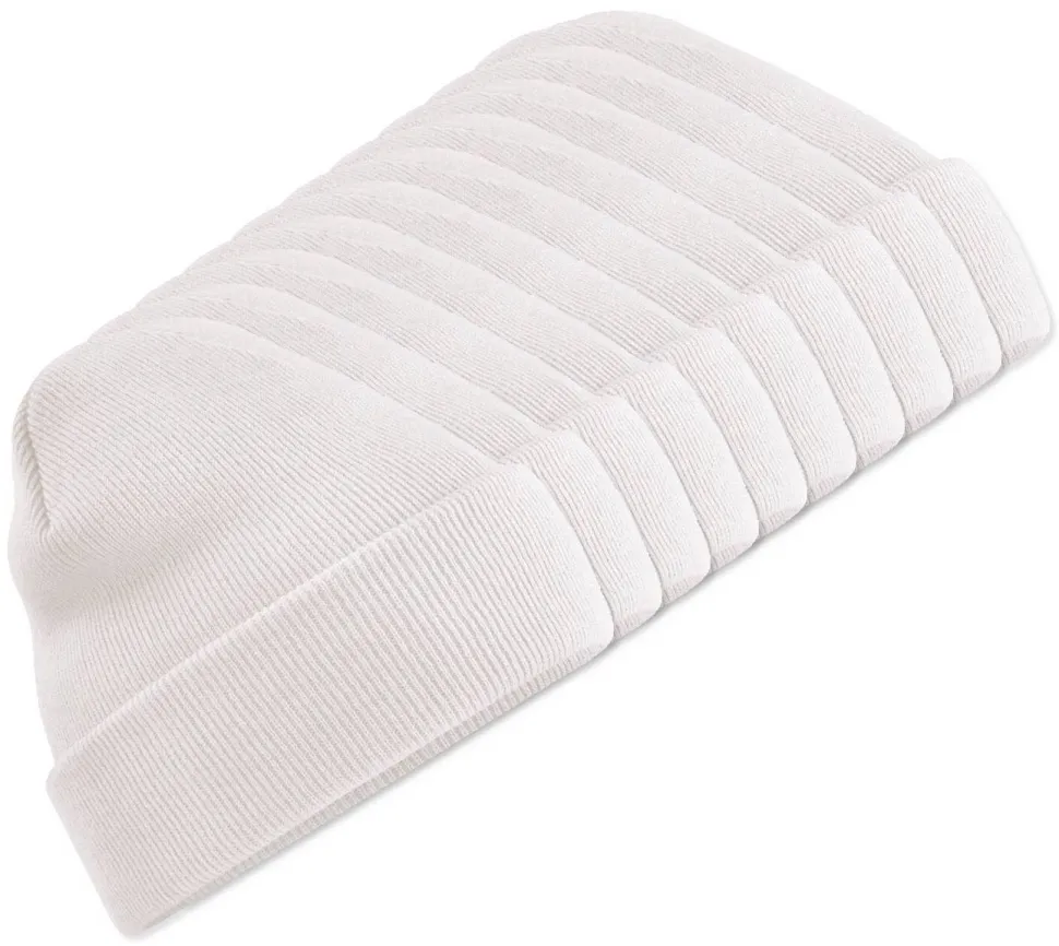 Pack de 10 Beechfield BF045 - Bonnet Hiver Unisexe avec Rabat Confortable