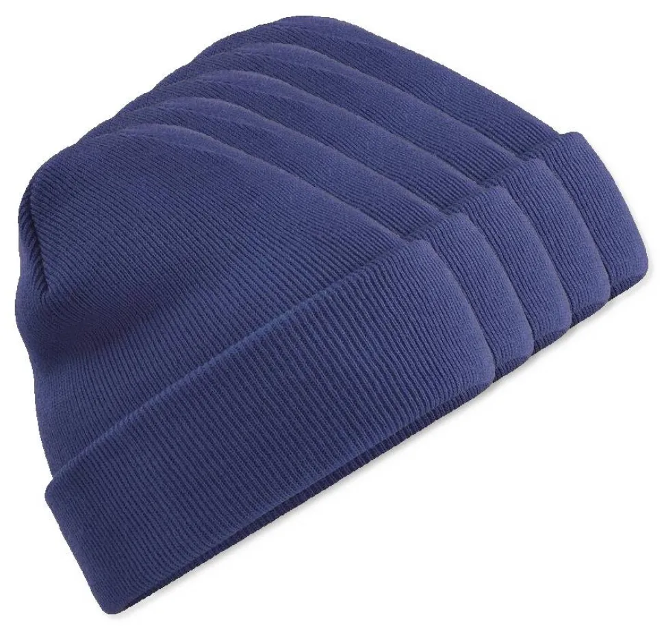 Pack de 5 Beechfield BF045 - Bonnet Hiver Unisexe avec Rabat Confortable