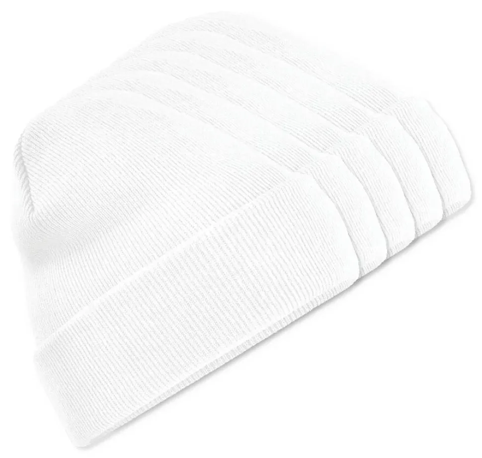 Pack de 5 Beechfield BF045 - Bonnet Hiver Unisexe avec Rabat Confortable