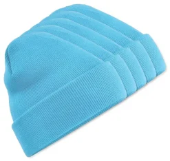 Pack de 5 Beechfield BF045 - Bonnet Hiver Unisexe avec Rabat Confortable