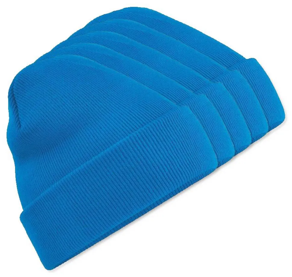 Pack de 5 Beechfield BF045 - Bonnet Hiver Unisexe avec Rabat Confortable
