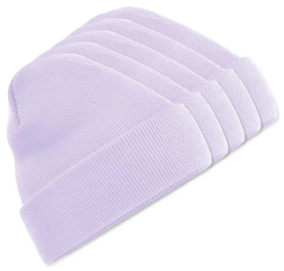 Pack de 5 Beechfield BF045 - Bonnet Hiver Unisexe avec Rabat Confortable