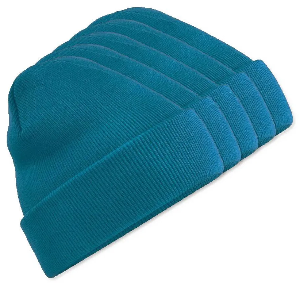 Pack de 5 Beechfield BF045 - Bonnet Hiver Unisexe avec Rabat Confortable
