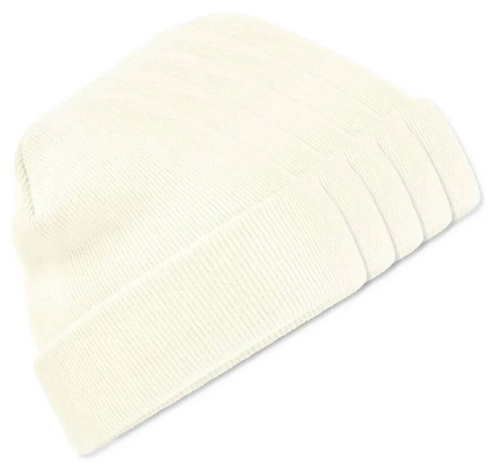Pack de 5 Beechfield BF045 - Bonnet Hiver Unisexe avec Rabat Confortable