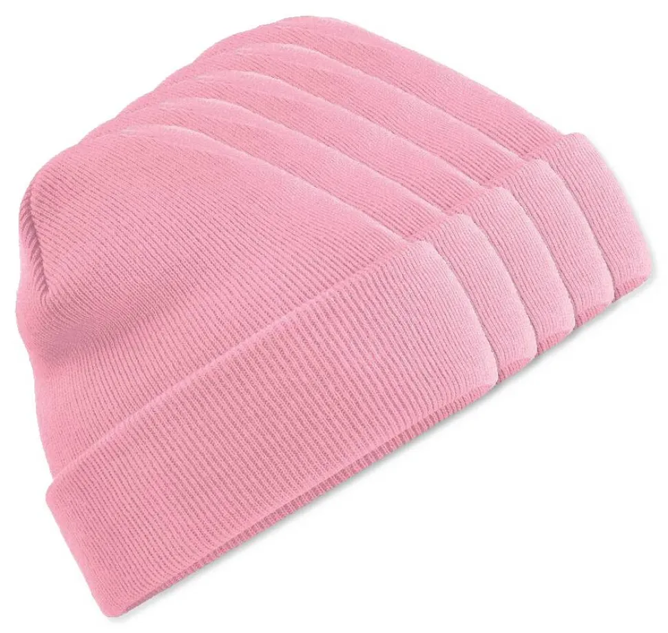 Pack de 5 Beechfield BF045 - Bonnet Hiver Unisexe avec Rabat Confortable