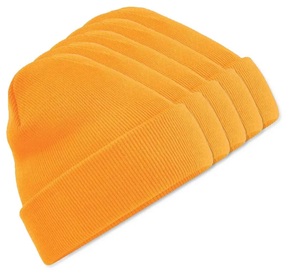 Pack de 5 Beechfield BF045 - Bonnet Hiver Unisexe avec Rabat Confortable