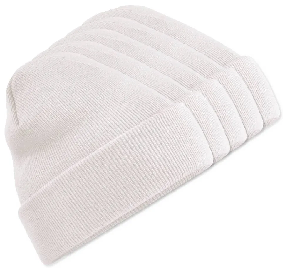 Pack de 5 Beechfield BF045 - Bonnet Hiver Unisexe avec Rabat Confortable