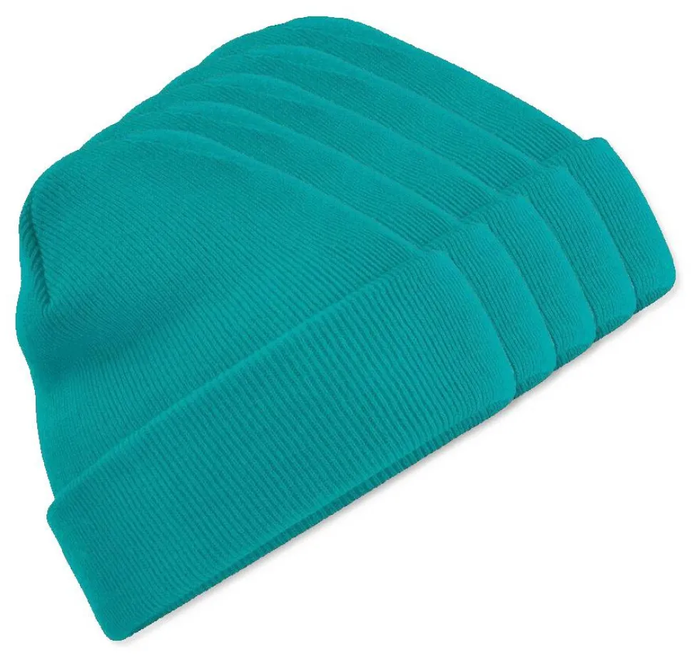 Pack de 5 Beechfield BF045 - Bonnet Hiver Unisexe avec Rabat Confortable