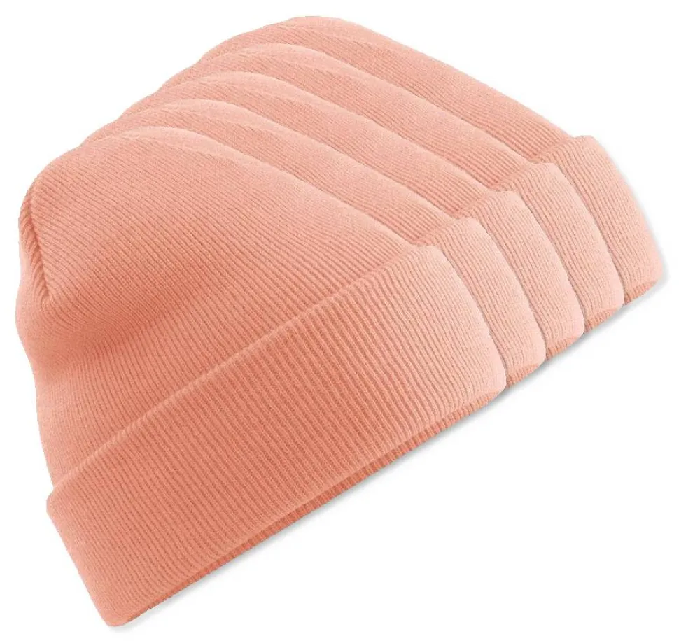Pack de 5 Beechfield BF045 - Bonnet Hiver Unisexe avec Rabat Confortable