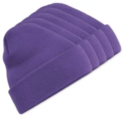 Pack de 5 Beechfield BF045 - Bonnet Hiver Unisexe avec Rabat Confortable