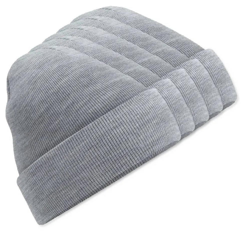 Pack de 5 Beechfield BF045 - Bonnet Hiver Unisexe avec Rabat Confortable