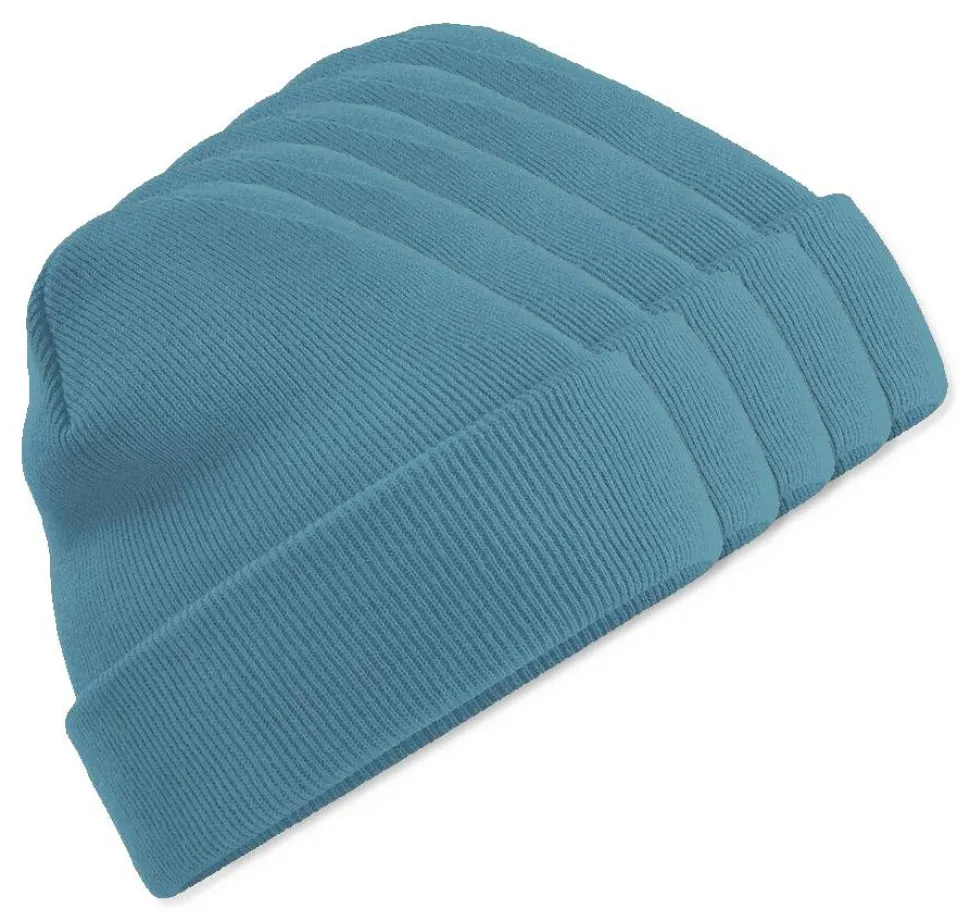 Pack de 5 Beechfield BF045 - Bonnet Hiver Unisexe avec Rabat Confortable