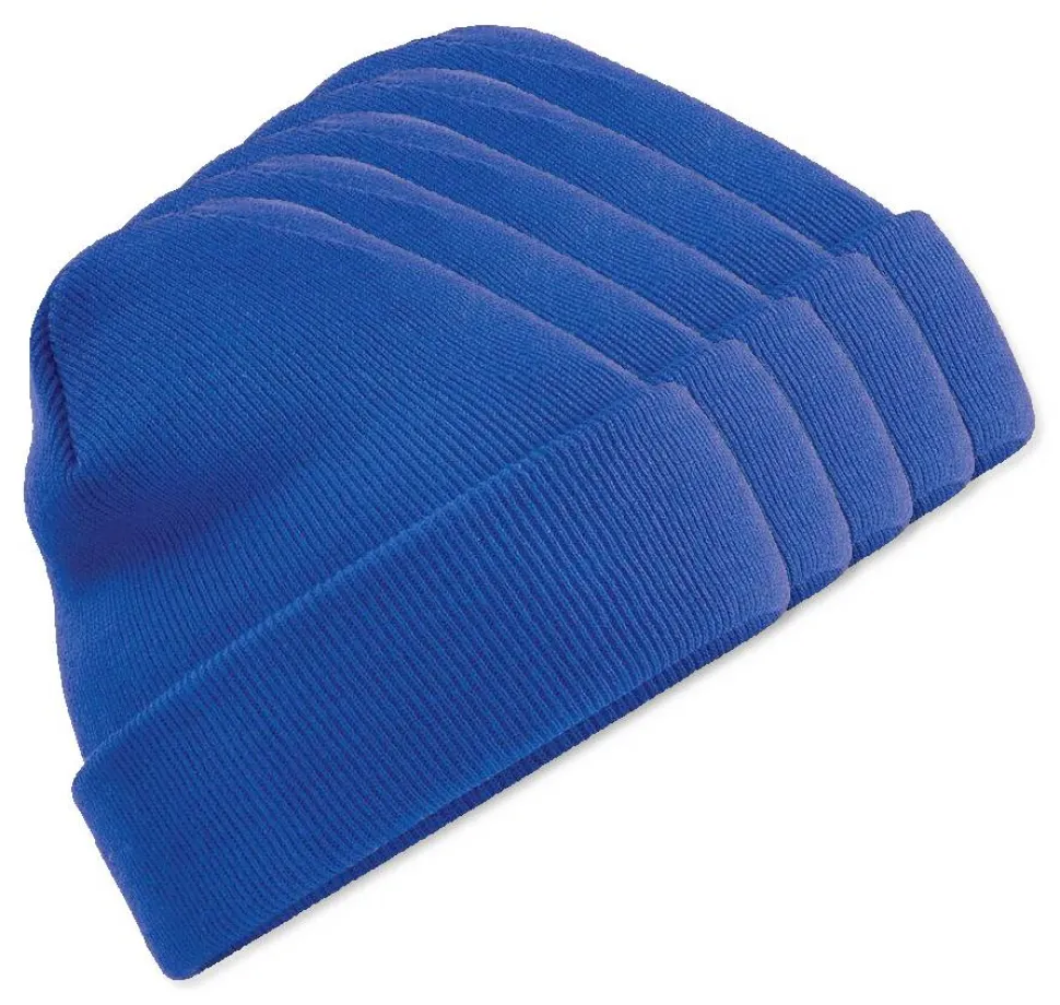 Pack de 5 Beechfield BF045 - Bonnet Hiver Unisexe avec Rabat Confortable