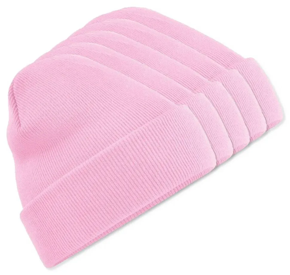 Pack de 5 Beechfield BF045 - Bonnet Hiver Unisexe avec Rabat Confortable