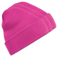 Pack de 3 Beechfield BF045 - Bonnet Hiver Unisexe avec Rabat Confortable