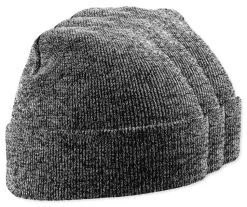 Pack de 3 Beechfield BF045 - Bonnet Hiver Unisexe avec Rabat Confortable