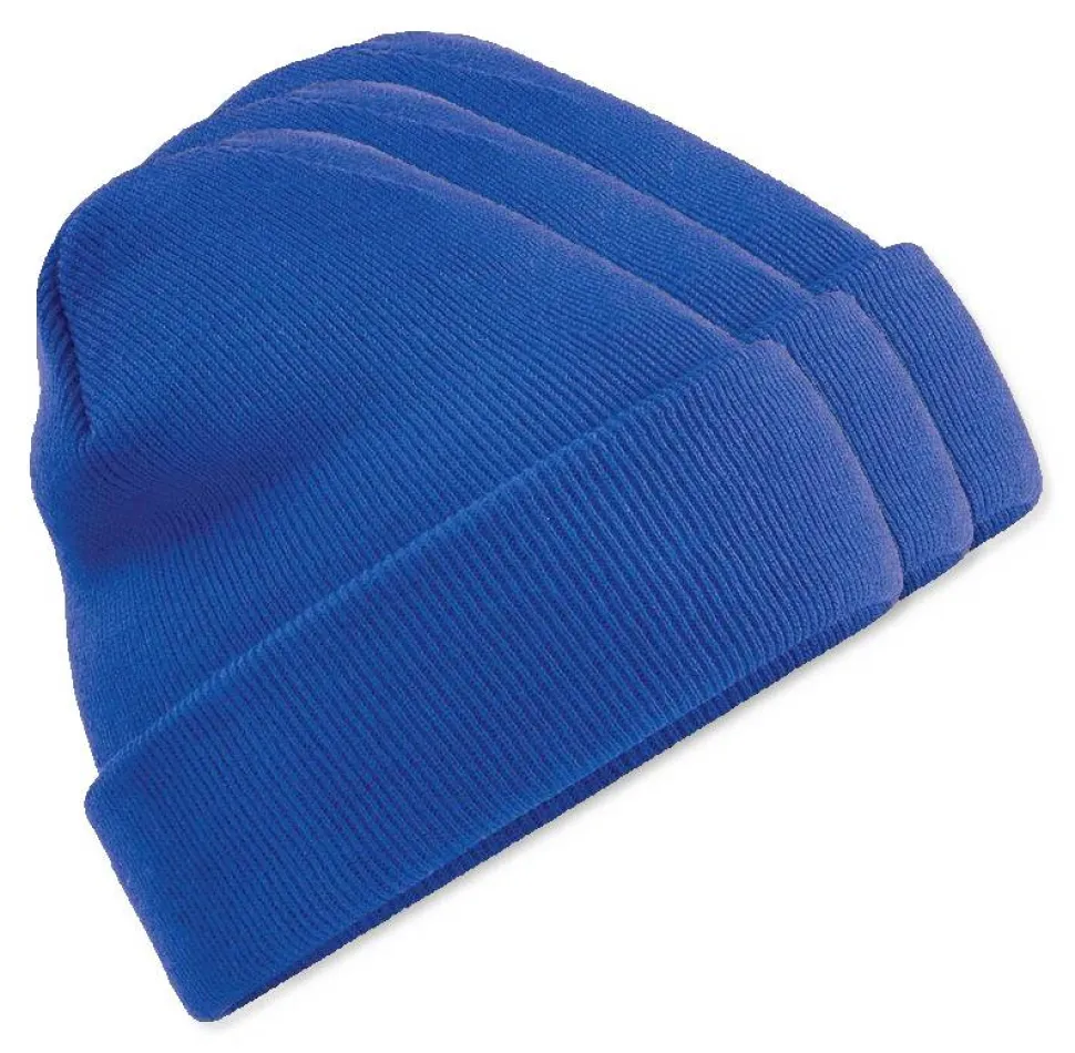Pack de 3 Beechfield BF045 - Bonnet Hiver Unisexe avec Rabat Confortable