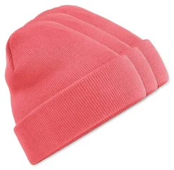 Pack de 3 Beechfield BF045 - Bonnet Hiver Unisexe avec Rabat Confortable