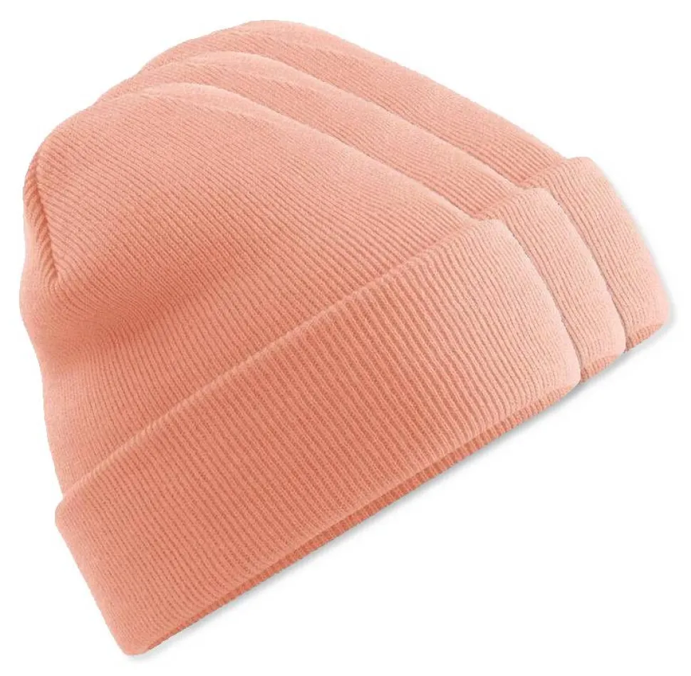 Pack de 3 Beechfield BF045 - Bonnet Hiver Unisexe avec Rabat Confortable