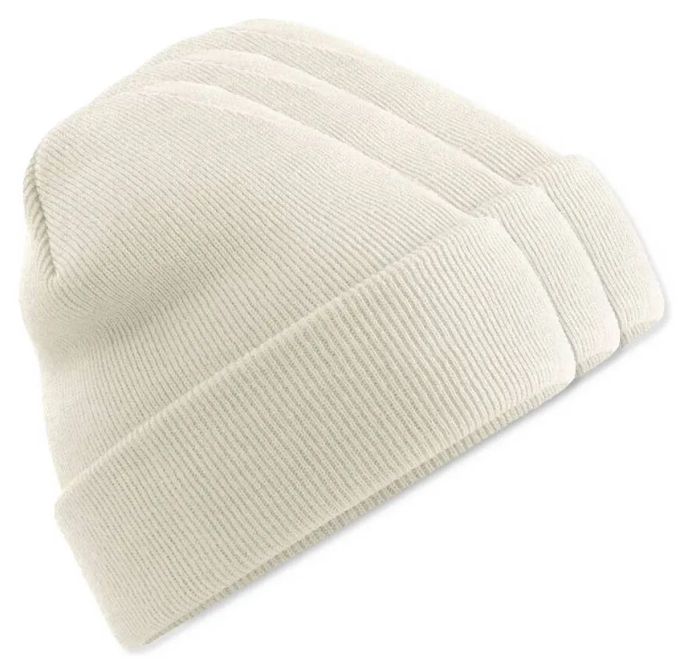 Pack de 3 Beechfield BF045 - Bonnet Hiver Unisexe avec Rabat Confortable