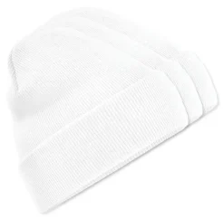 Pack de 3 Beechfield BF045 - Bonnet Hiver Unisexe avec Rabat Confortable