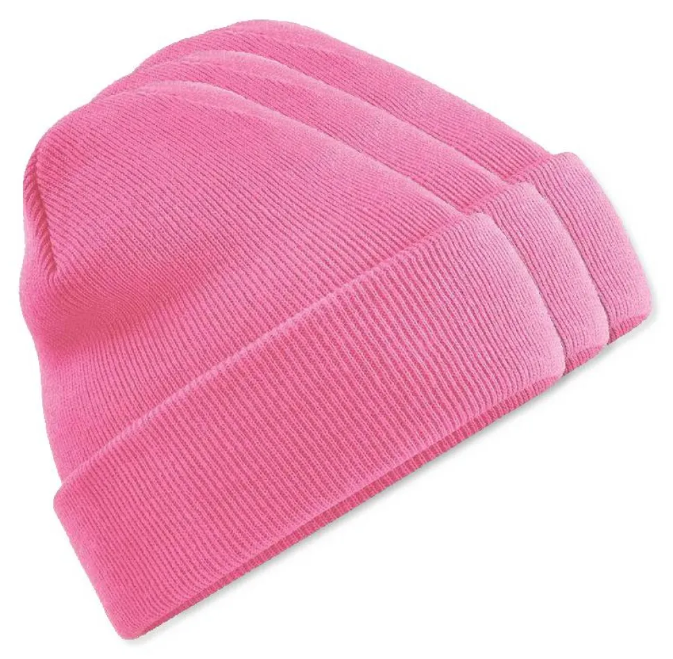 Pack de 3 Beechfield BF045 - Bonnet Hiver Unisexe avec Rabat Confortable