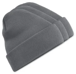 Pack de 3 Beechfield BF045 - Bonnet Hiver Unisexe avec Rabat Confortable