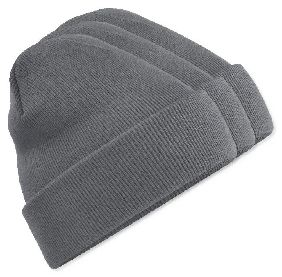 Pack de 3 Beechfield BF045 - Bonnet Hiver Unisexe avec Rabat Confortable