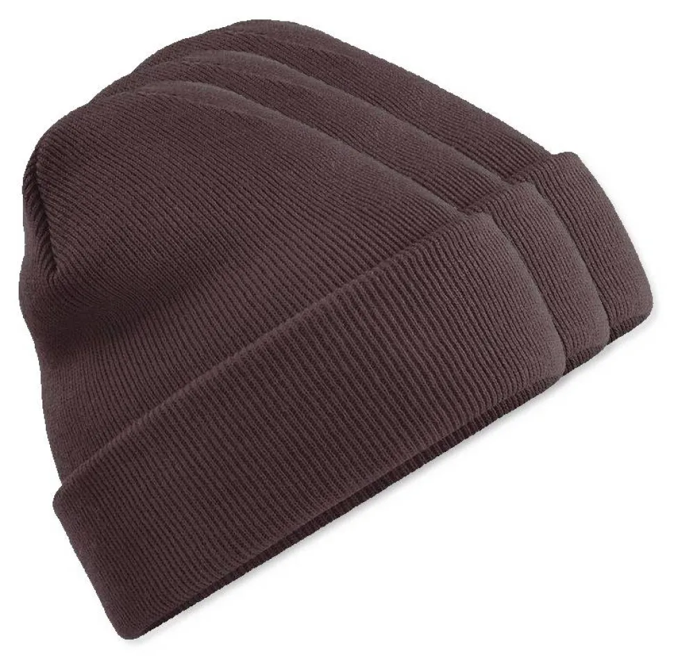 Pack de 3 Beechfield BF045 - Bonnet Hiver Unisexe avec Rabat Confortable
