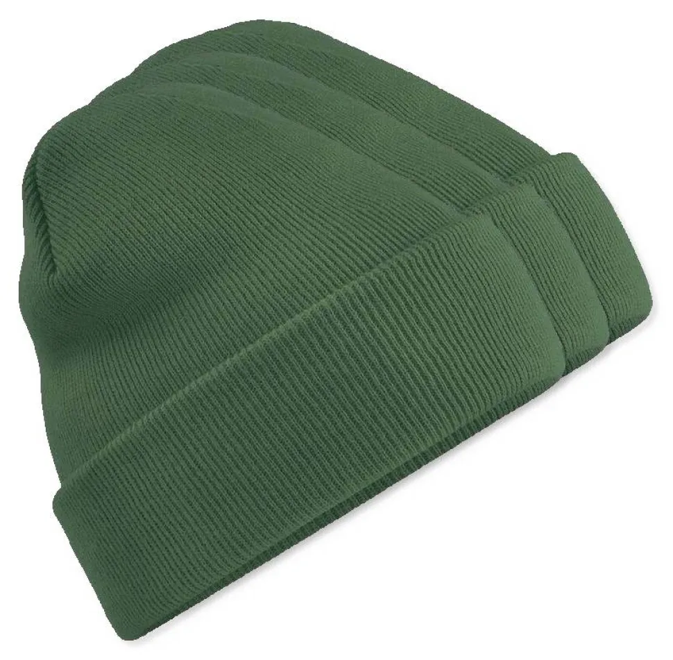 Pack de 3 Beechfield BF045 - Bonnet Hiver Unisexe avec Rabat Confortable