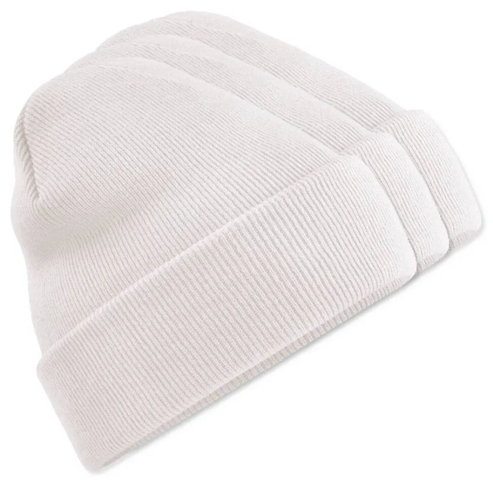 Pack de 3 Beechfield BF045 - Bonnet Hiver Unisexe avec Rabat Confortable