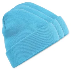 Pack de 3 Beechfield BF045 - Bonnet Hiver Unisexe avec Rabat Confortable