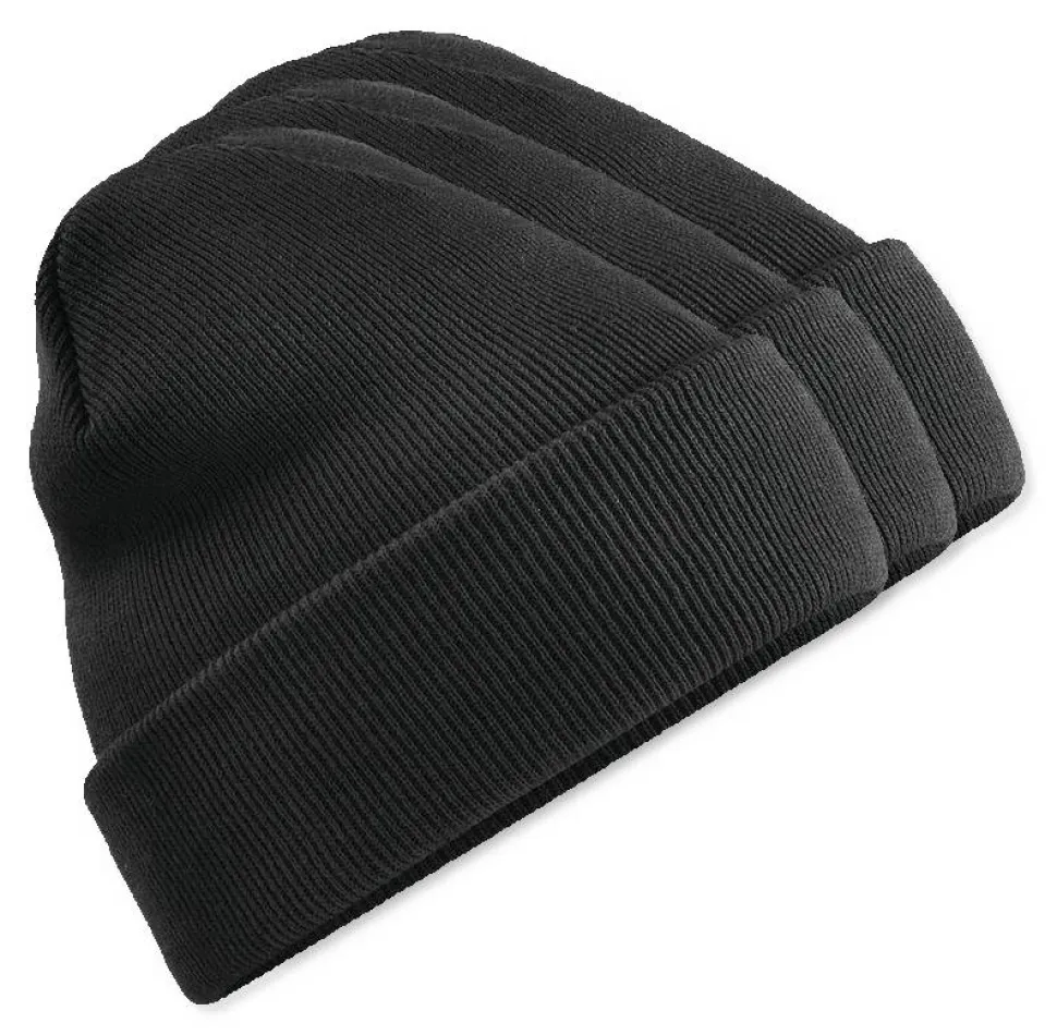 Pack de 3 Beechfield BF045 - Bonnet Hiver Unisexe avec Rabat Confortable