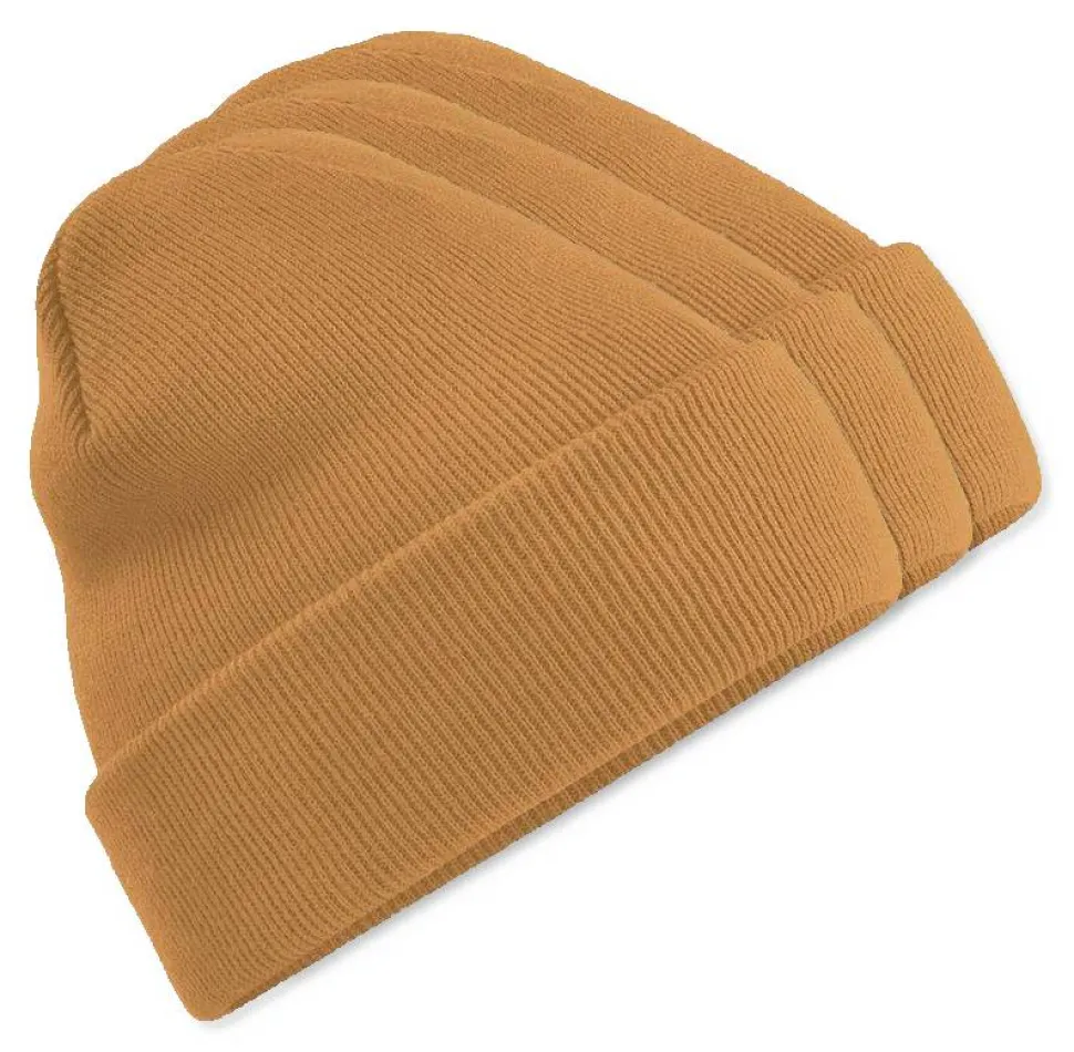 Pack de 3 Beechfield BF045 - Bonnet Hiver Unisexe avec Rabat Confortable