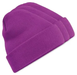Pack de 3 Beechfield BF045 - Bonnet Hiver Unisexe avec Rabat Confortable