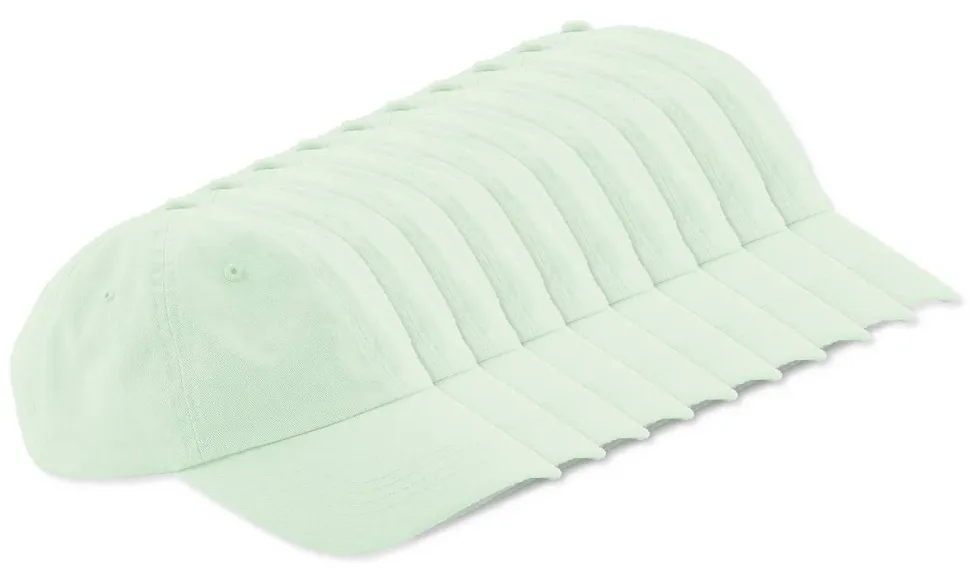 Pack de 144 Beechfield BF653 - Casquette Sportive 6 Panneaux en Coton Chino