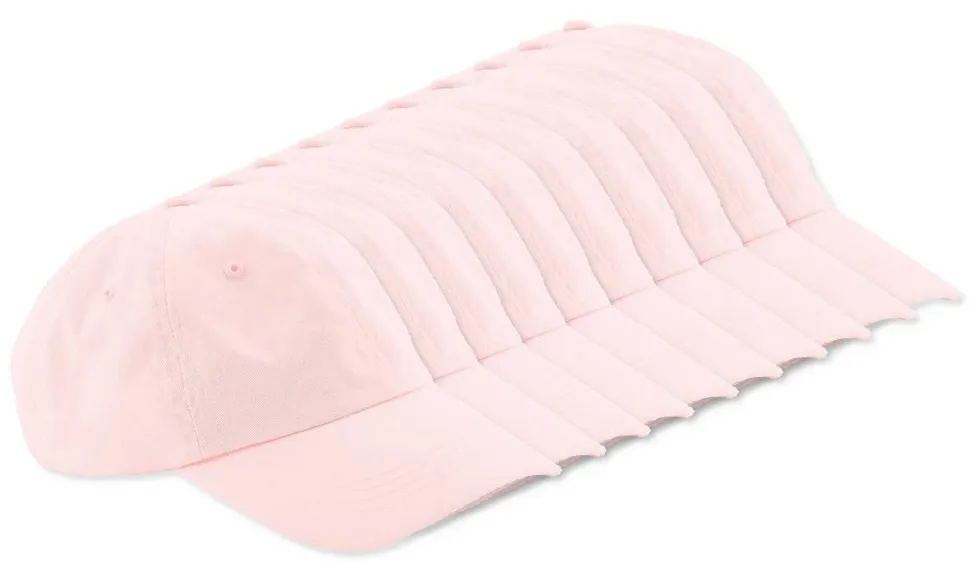Pack de 144 Beechfield BF653 - Casquette Sportive 6 Panneaux en Coton Chino