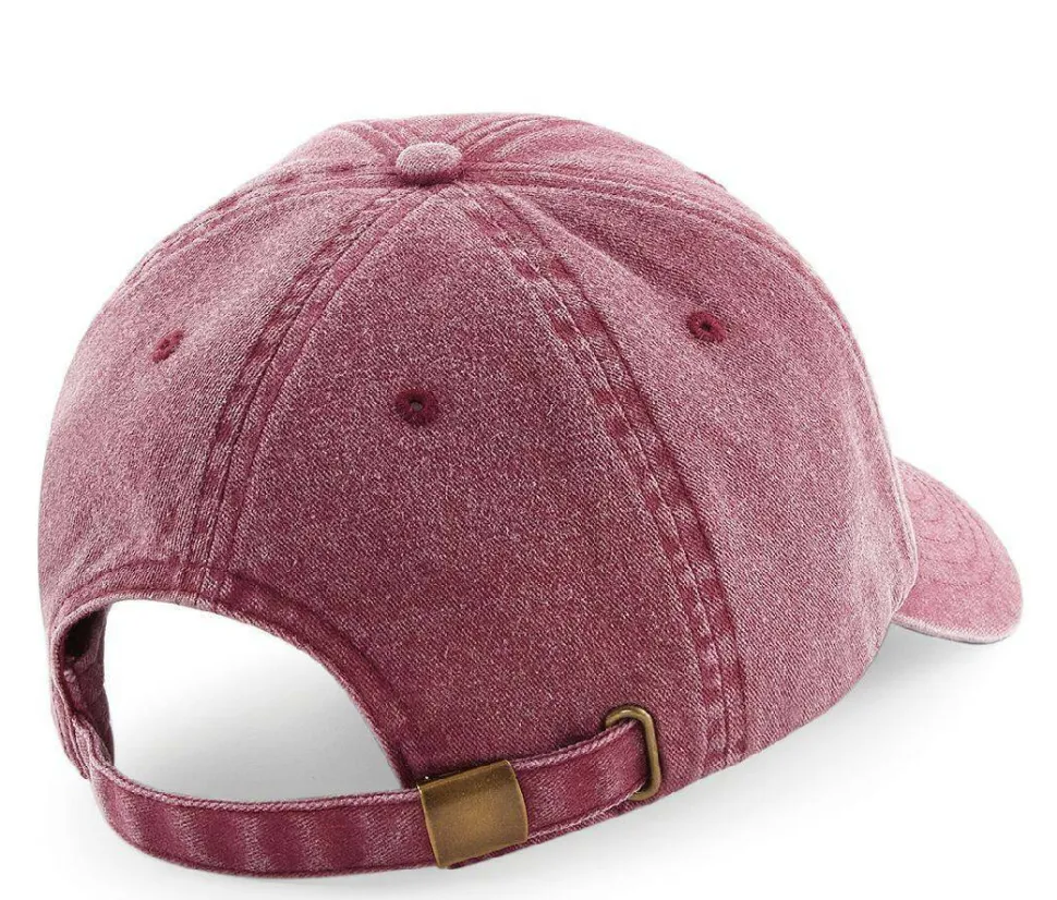 Pack de 24 Beechfield BF655 - Casquette Vintage en Coton Brossé Lavé