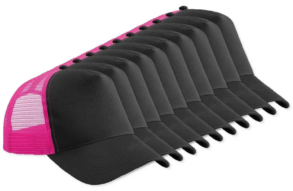 Pack de 96 Beechfield BF640 - Casquette Trucker Américaine