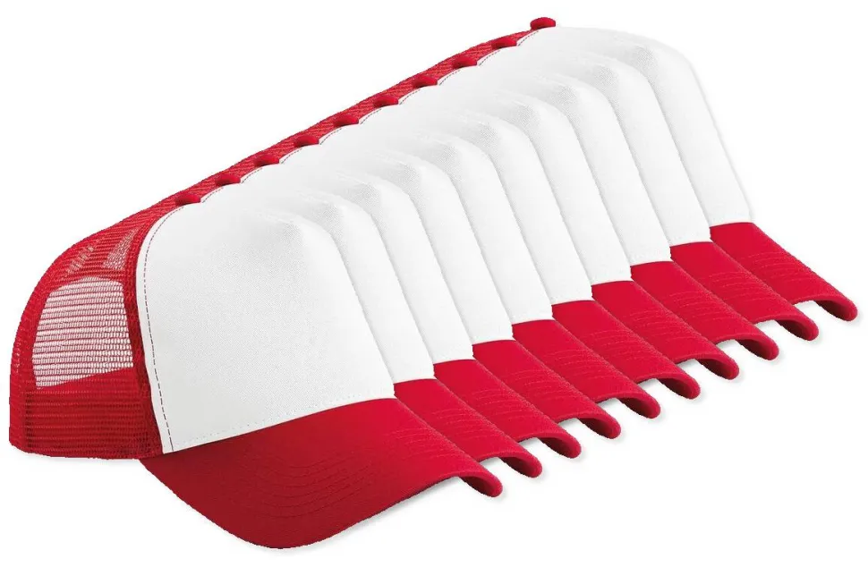 Pack de 96 Beechfield BF640 - Casquette Trucker Américaine
