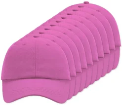 Pack de 24 Beechfield BF653 - Casquette Sportive 6 Panneaux en Coton Chino