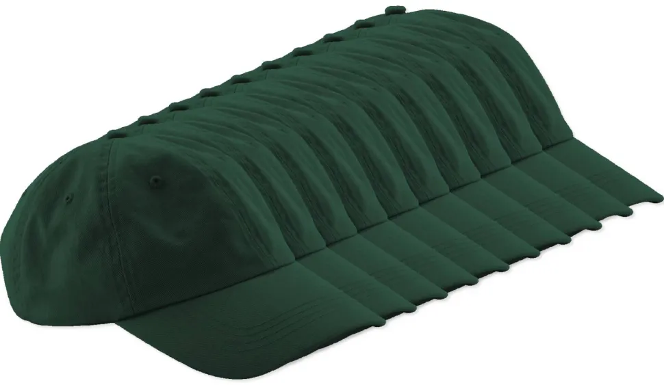 Pack de 24 Beechfield BF653 - Casquette Sportive 6 Panneaux en Coton Chino